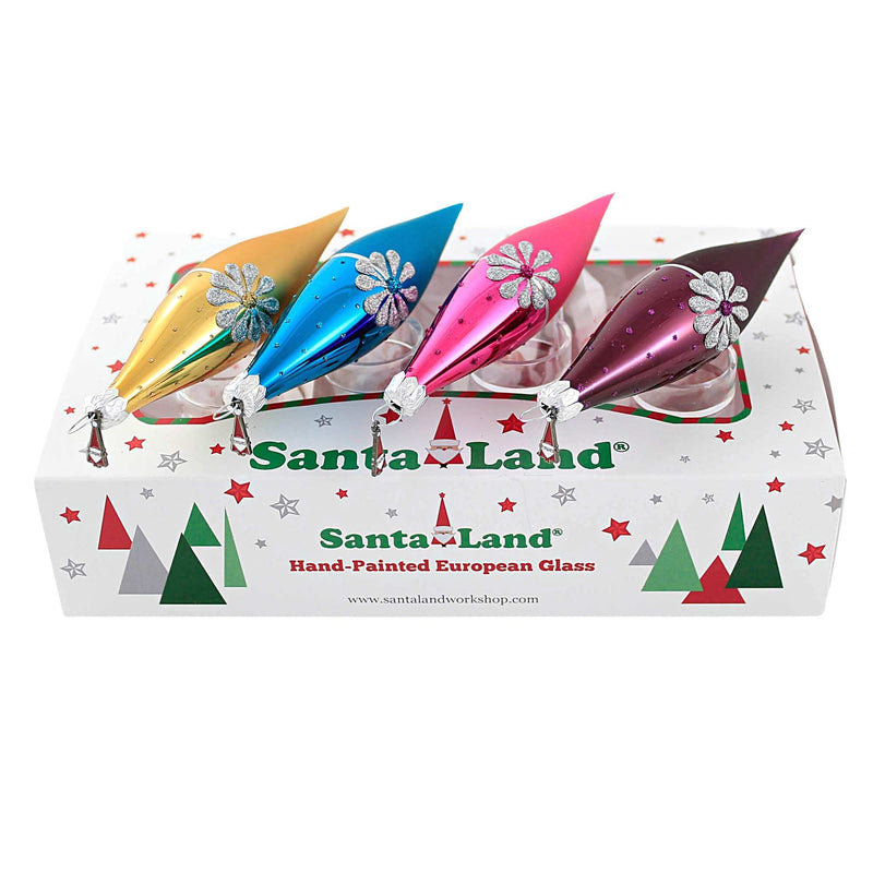 Santa Land Vintage Confetti Daisy Drops